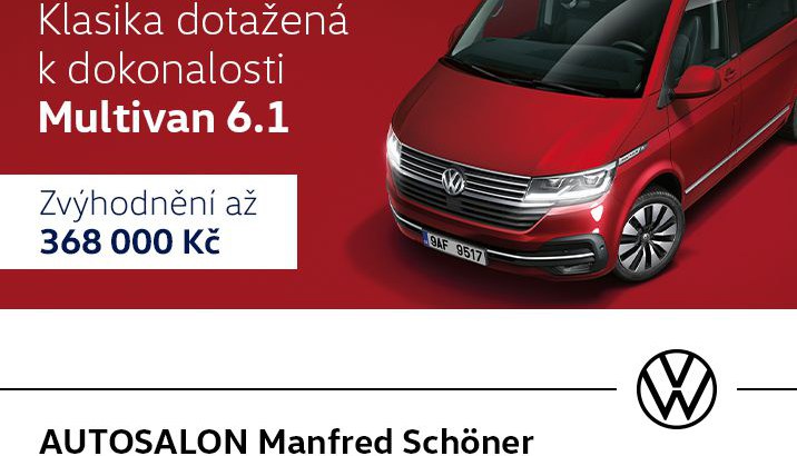 VW multivan 6.1 - zvýhodnění